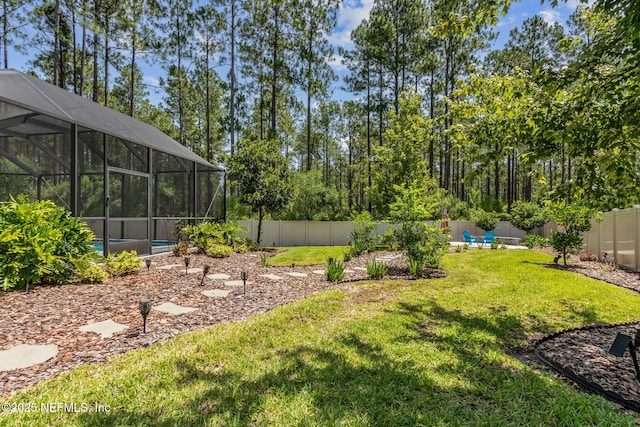 207 Hertford Bridge Way, Saint Johns, FL 32259 - fenced backyard with glass enclosure