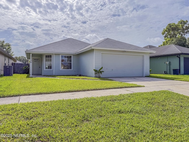 1736 Ashwood Cir, Middleburg, FL 32068 - ranch-style home with concrete driveway and an attached garage