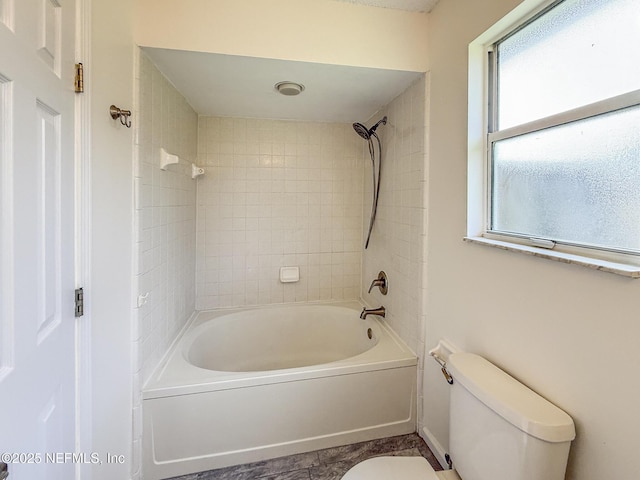 1736 Ashwood Cir, Middleburg, FL 32068 - bathroom with plenty of natural light and bathtub / shower combination