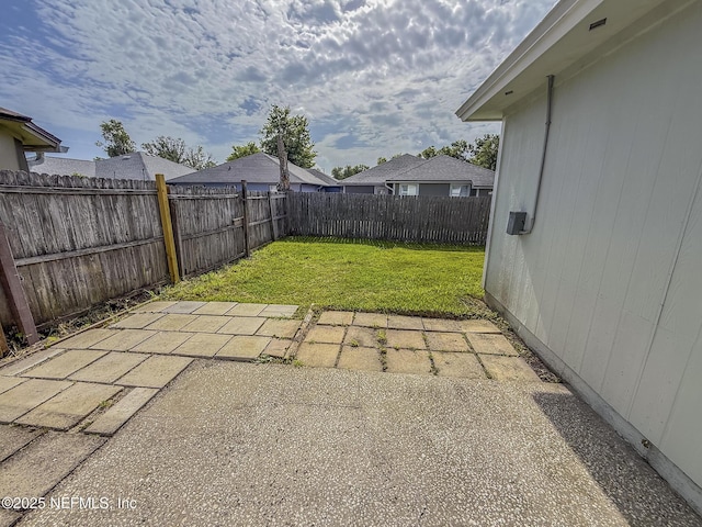 1736 Ashwood Cir, Middleburg, FL 32068 - fenced backyard featuring a patio