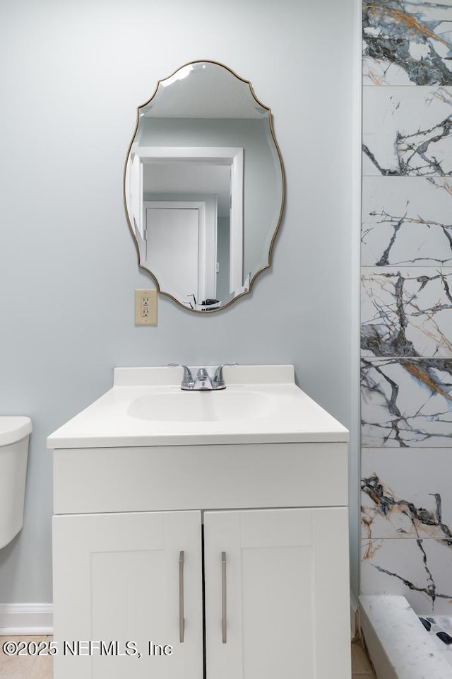 6202 Columbine Dr, Jacksonville, FL 32211 - bathroom with vanity and a shower