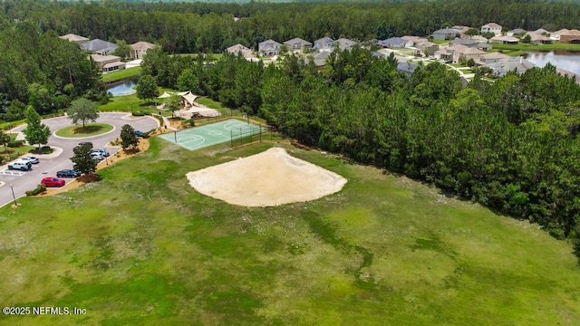 65490 Crested Heron Ct, Yulee, FL 32097 - aerial view of property's location with a nearby body of water and nearby suburban area
