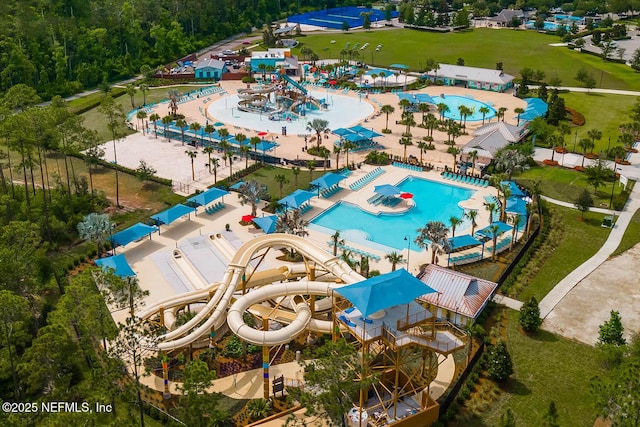 91 Paradise Valley Dr, Ponte Vedra, FL 32081 - drone / aerial view of a pool