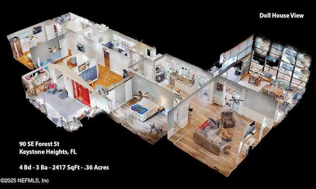 90 SE Forest St, Keystone Heights, FL 32656 - view of property floor plan