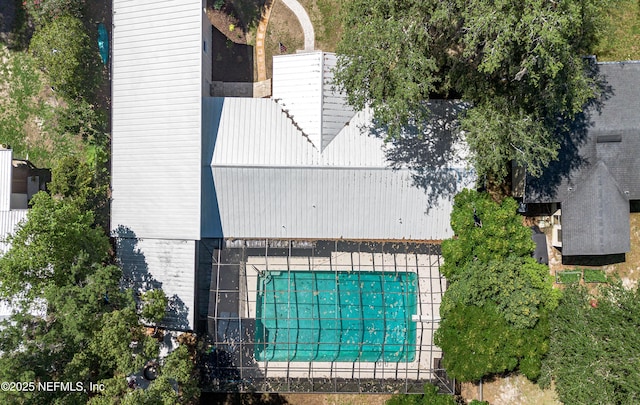 90 SE Forest St, Keystone Heights, FL 32656 - aerial view of property and surrounding area with a pool