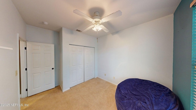 13810 Sutton Park Dr N Unit 528, Jacksonville, FL 32224 - living area with light carpet and ceiling fan