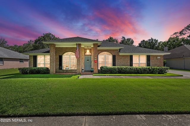 3172 Twilight Ct, Middleburg, FL 32068 - single story home featuring a lawn and brick siding