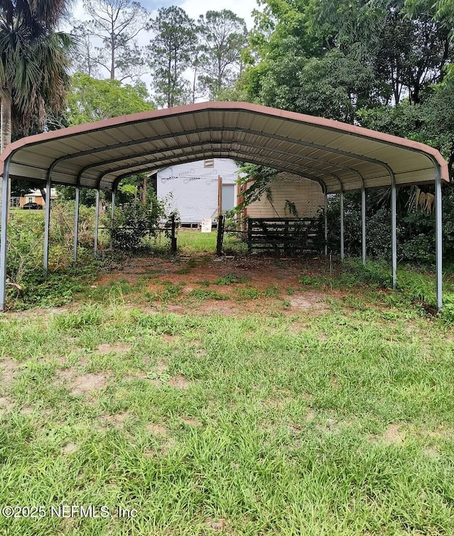 10530 Prospect Ave, Hampton, FL 32044 - view of parking / parking lot with a detached carport