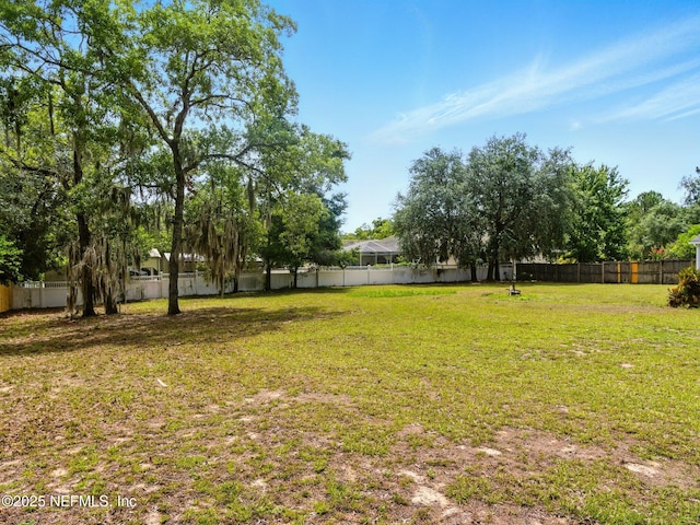 6615 Camelot Ct, Keystone Heights, FL 32656 - view of fenced backyard