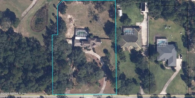 6615 Camelot Ct, Keystone Heights, FL 32656 - map / location featuring property parcel outlined