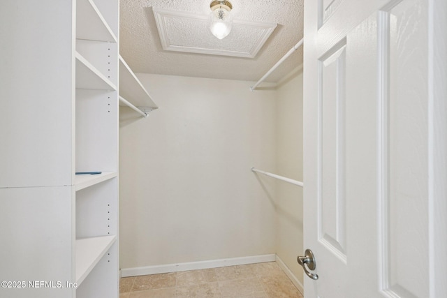 12551 Hunters Branch Way, Jacksonville, FL 32224 - walk in closet featuring attic access