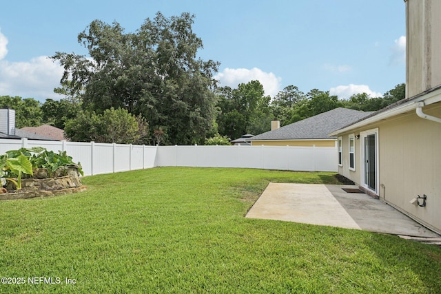 12551 Hunters Branch Way, Jacksonville, FL 32224 - fenced backyard featuring a patio