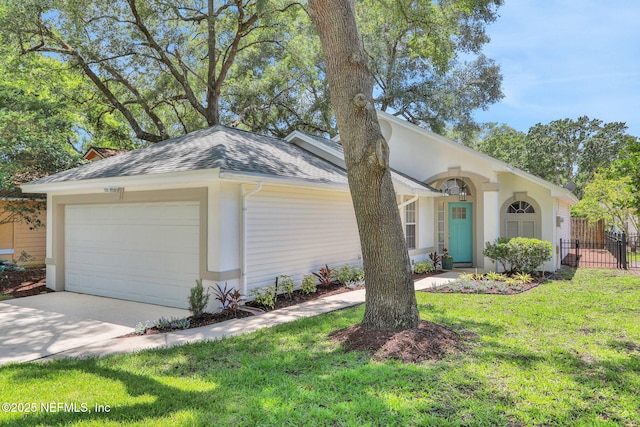 732 Putters Green Way, Saint Johns, FL 32259 - view of front of house featuring roof with shingles, concrete driveway, and stucco siding