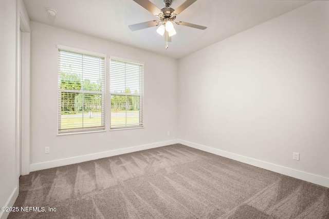 36295 Pitch Ln, Hilliard, FL 32046 - carpeted spare room with baseboards and ceiling fan