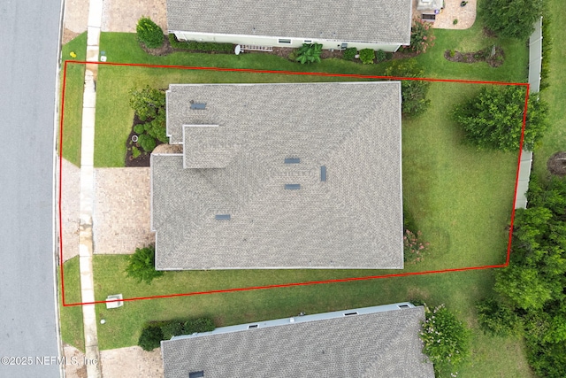 37 Tobago Ln, Saint Augustine, FL 32092 - view from above of property featuring property boundaries highlighted