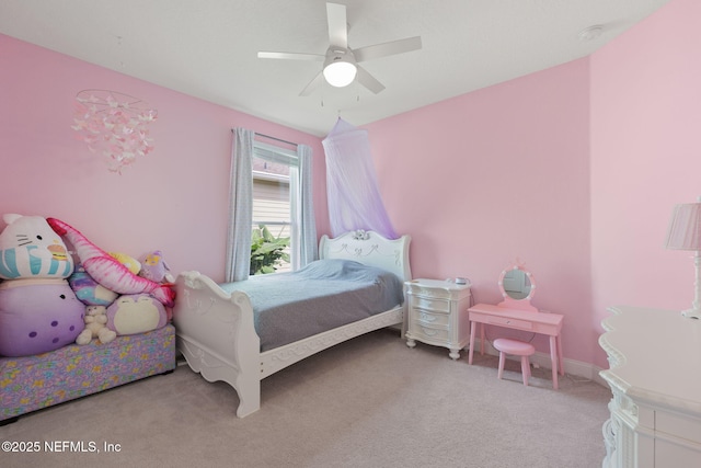 37 Tobago Ln, Saint Augustine, FL 32092 - bedroom featuring carpet flooring and a ceiling fan