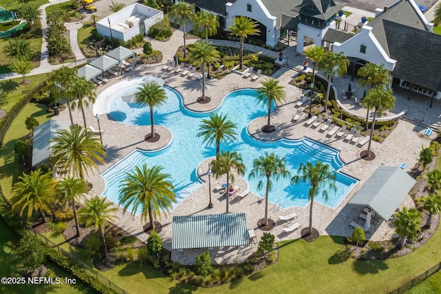 37 Tobago Ln, Saint Augustine, FL 32092 - aerial view of a pool area