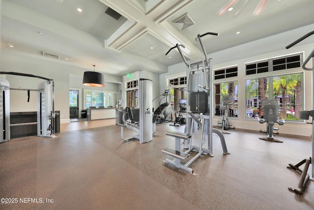 67 Carmella Ct, Saint Augustine, FL 32092 - gym with recessed lighting