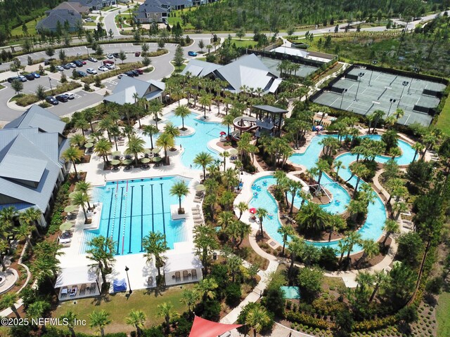 67 Carmella Ct, Saint Augustine, FL 32092 - bird's eye view of a pool