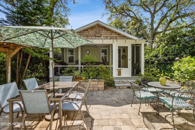 111 S 4th St, Fernandina Beach, FL 32034 - view of patio / terrace with outdoor dining space