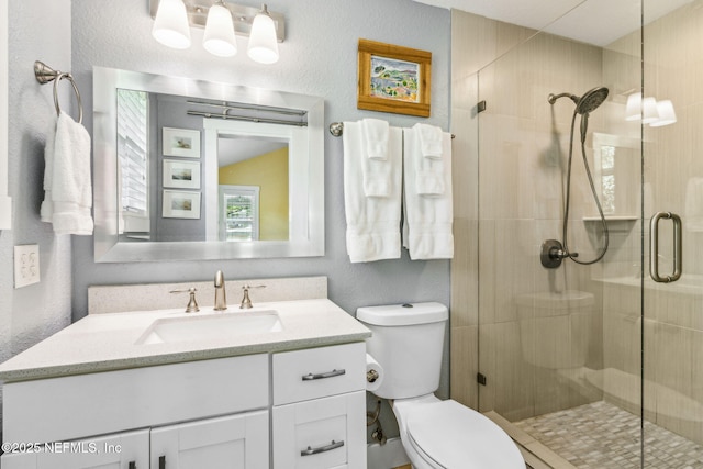 111 S 4th St, Fernandina Beach, FL 32034 - bathroom with vanity and a stall shower