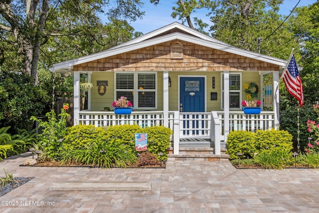 111 S 4th St, Fernandina Beach, FL 32034 - view of front of property with covered porch