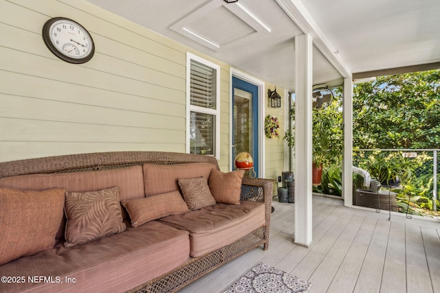 111 S 4th St, Fernandina Beach, FL 32034 - wooden terrace with an outdoor hangout area