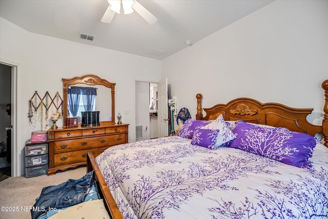5 Bud Hollow Dr, Palm Coast, FL 32137 - carpeted bedroom featuring a ceiling fan