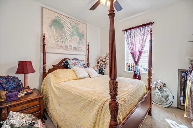 5 Bud Hollow Dr, Palm Coast, FL 32137 - carpeted bedroom with ceiling fan