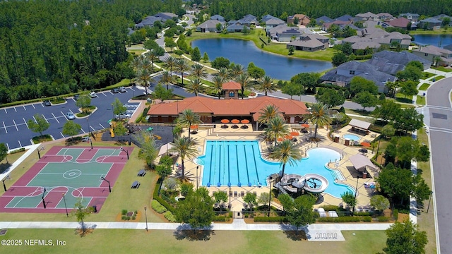 218 Larkin Pl Unit 110, Saint Johns, FL 32259 - bird's eye view of a pool and a large body of water