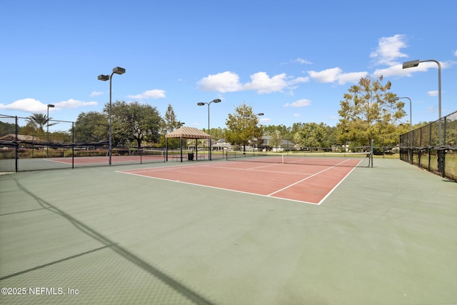 218 Larkin Pl Unit 110, Saint Johns, FL 32259 - view of tennis court with community basketball court and a gazebo