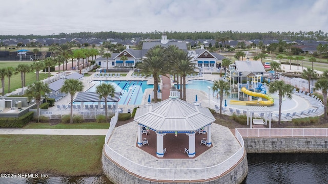 73 Ripple Rd, Saint Johns, FL 32095 - aerial view of residential area featuring a large body of water