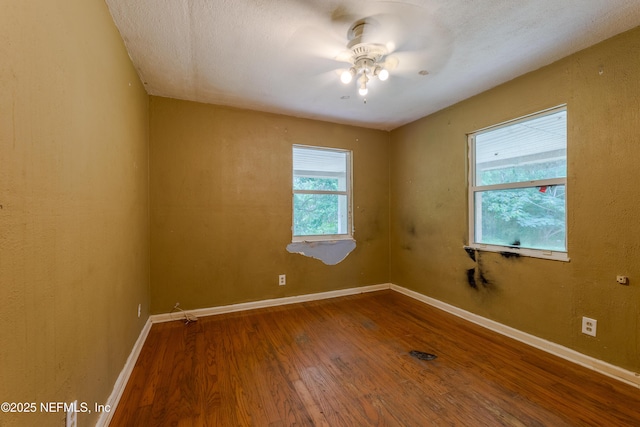 226 Six Pond Trl, Green Cove Springs, FL 32043 - unfurnished room featuring wood finished floors and ceiling fan