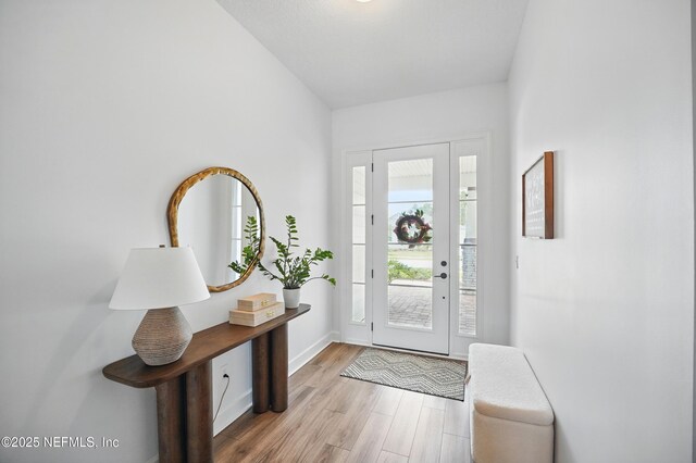 959 Crosswater Lake Dr, Ponte Vedra, FL 32081 - foyer featuring wood finished floors and lofted ceiling