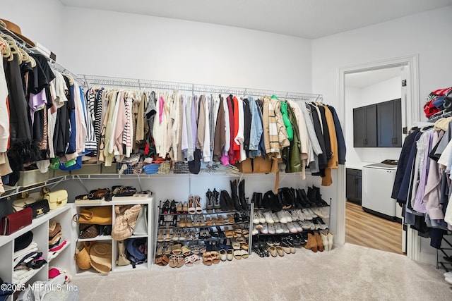 959 Crosswater Lake Dr, Ponte Vedra, FL 32081 - walk in closet featuring washer / clothes dryer