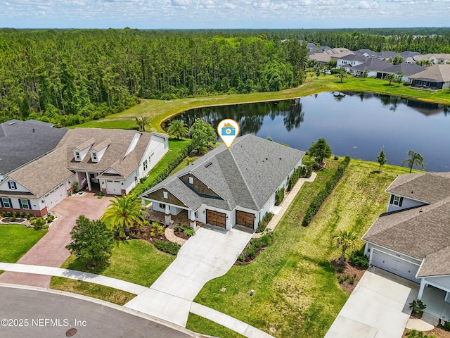 959 Crosswater Lake Dr, Ponte Vedra, FL 32081 - aerial view of residential area featuring a nearby body of water