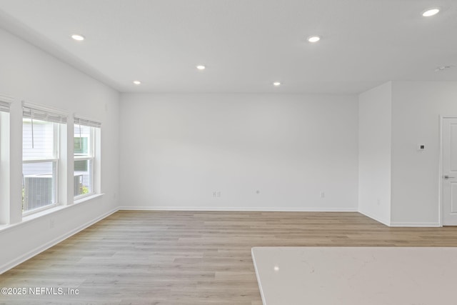 386 Whirlwind Pl, Saint Johns, FL 32095 - spare room featuring recessed lighting and light wood-style flooring