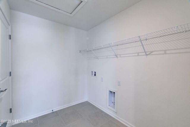 386 Whirlwind Pl, Saint Johns, FL 32095 - laundry room with hookup for a washing machine, hookup for an electric dryer, and light tile patterned floors