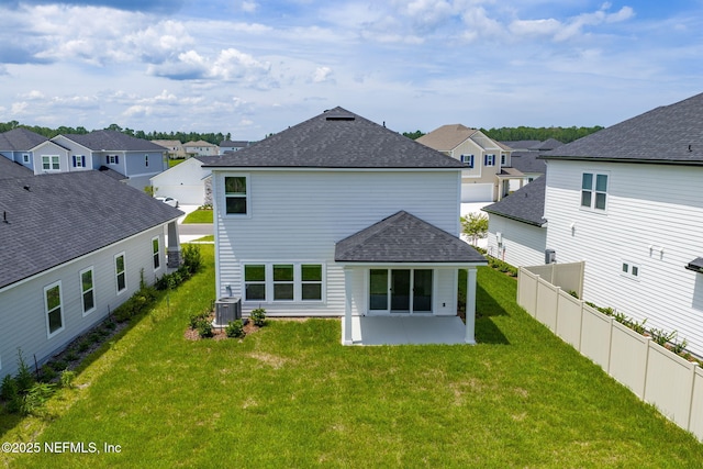 386 Whirlwind Pl, Saint Johns, FL 32095 - back of house with roof with shingles, a patio, and a residential view