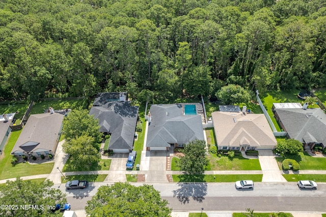 4521 Deep River Way E, Jacksonville, FL 32224 - aerial perspective of suburban area with a forest