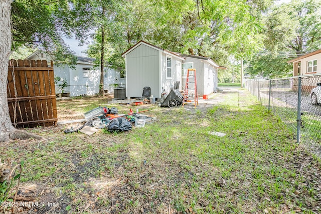 1841 W 11th St, Jacksonville, FL 32209 - fenced backyard with an outbuilding
