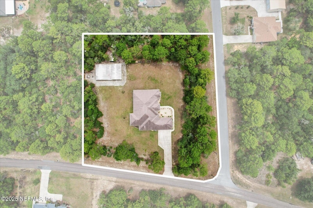 3728 W Florentine Dr, Citrus Springs, FL 34433 - aerial overview of property's location with property boundaries highlighted