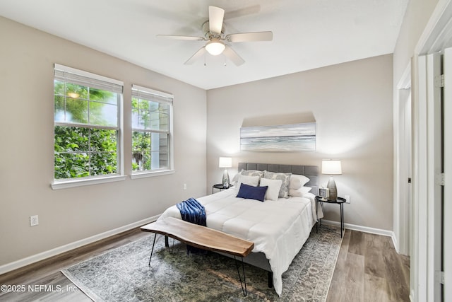 8550 Touchton Rd Unit 932, Jacksonville, FL 32216 - bedroom featuring wood finished floors and a ceiling fan