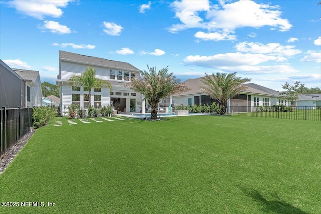 351 Palm Crst Dr, Ponte Vedra, FL 32081 - rear view of house featuring a fenced backyard