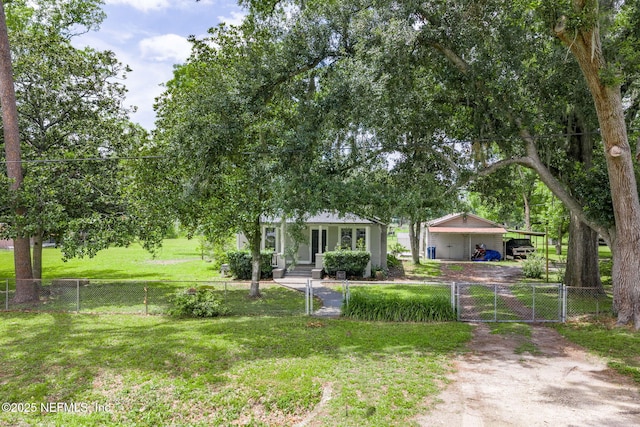 85215 Airplane Ln, Yulee, FL 32097 - view of front facade with a gate