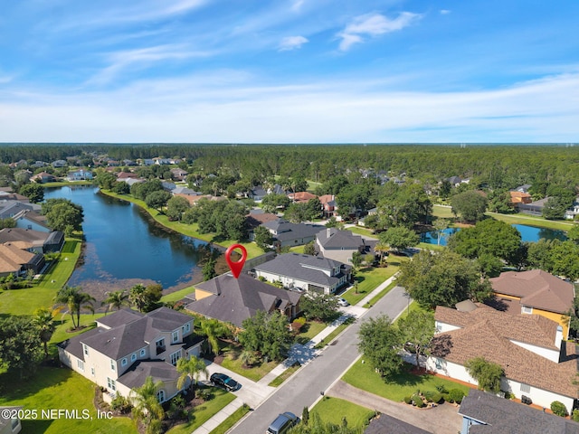 4431 Vista Point Ln, Orange Park, FL 32065 - aerial perspective of suburban area with a nearby body of water