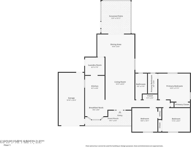 2415 Mill Creek Rd, Jacksonville, FL 32211 - view of floor plan / room layout