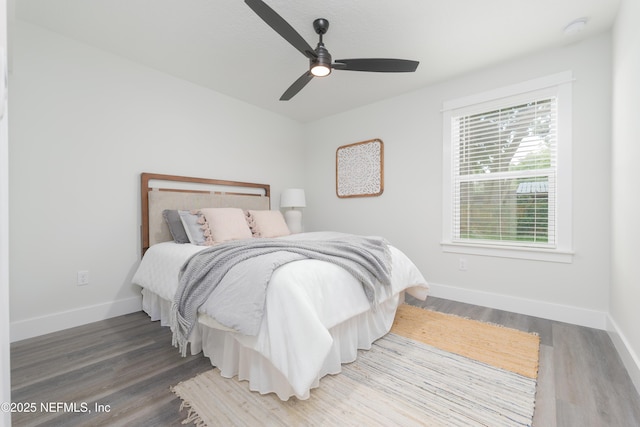 1114 Nantucket Ave, Jacksonville, FL 32233 - bedroom featuring wood finished floors and ceiling fan