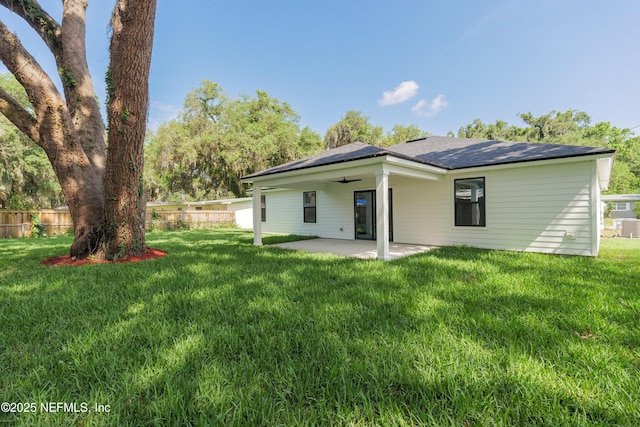 1114 Nantucket Ave, Jacksonville, FL 32233 - rear view of property featuring a patio and ceiling fan