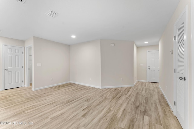 5428 Chenango Blvd, Jacksonville, FL 32254 - spare room with light wood finished floors and recessed lighting
